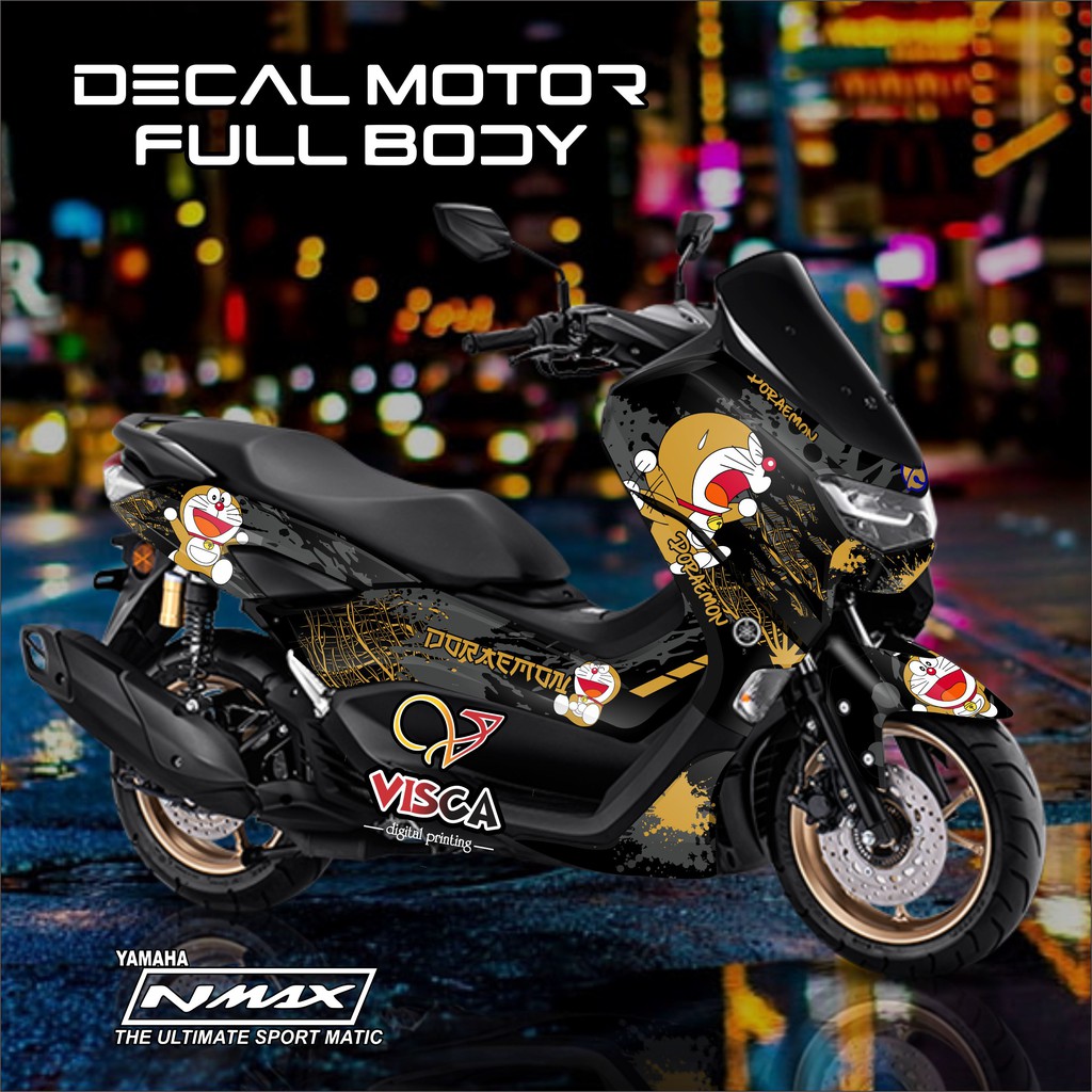 Decal Nmax 2020 Decal Nmax Full Body Dekal Nmax Stiker Nmax 2020 Full Body Doraemon