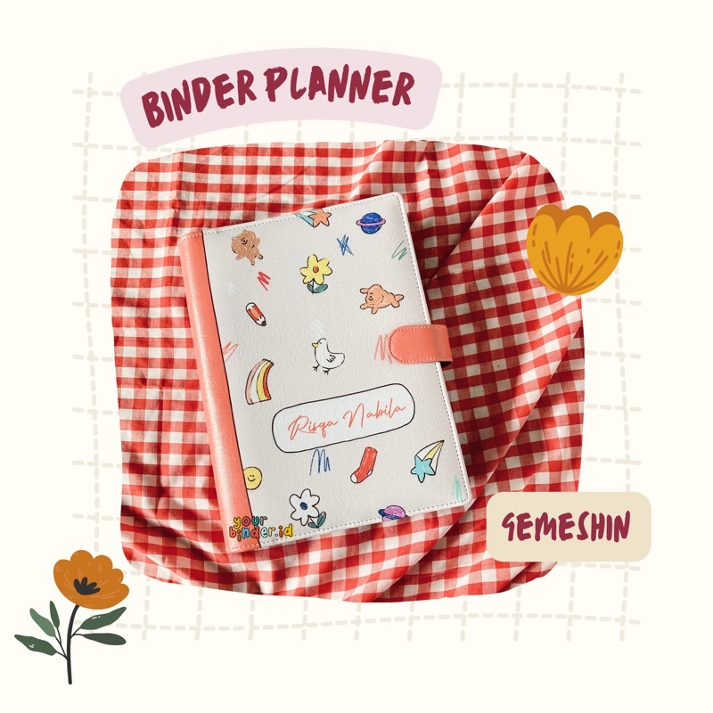 

Binder Custom Design Planner 6r,20r,26r - A6/A5/B5