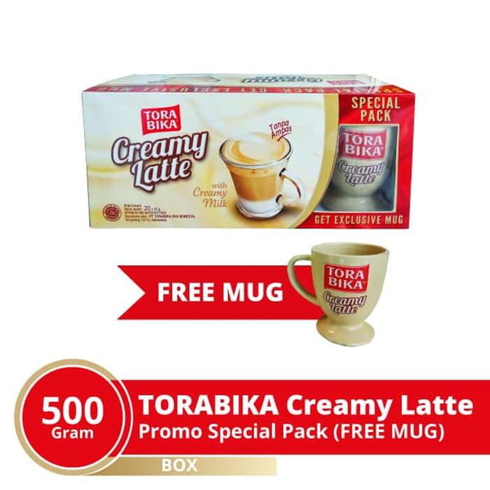 

TORABIKA CREAMY LATTE PROMO SPECIAL PACK (FREE MUG) KODE 1278