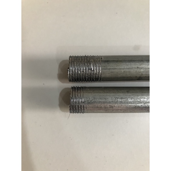 Pipa besi air ledeng galvanis 1.25 meter drat 1/2 0.5 0,5 inch