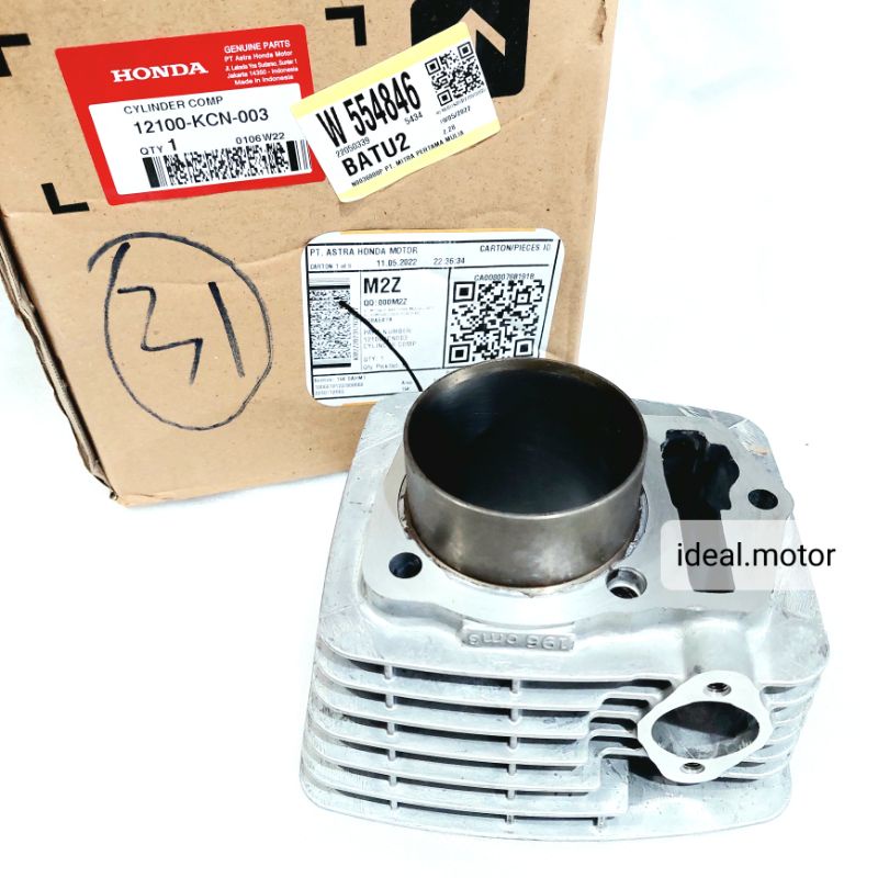 Cylinder Block blok mesin Boring Tiger original AHM 12100 KCN 003
