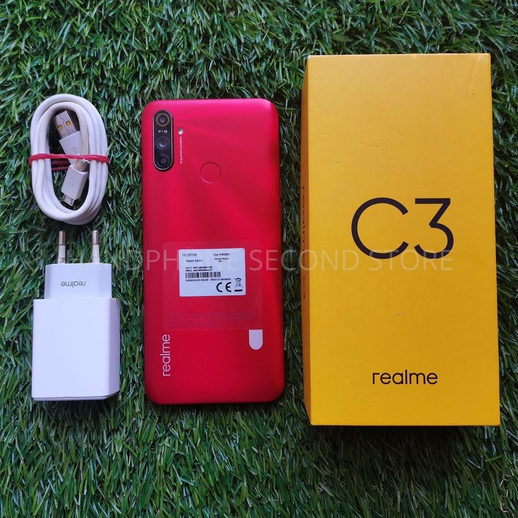 HP SECOND REALME C3 3/32GB HANDPHONE SECOND HP SEKEN HP BEKAS MURAH-1