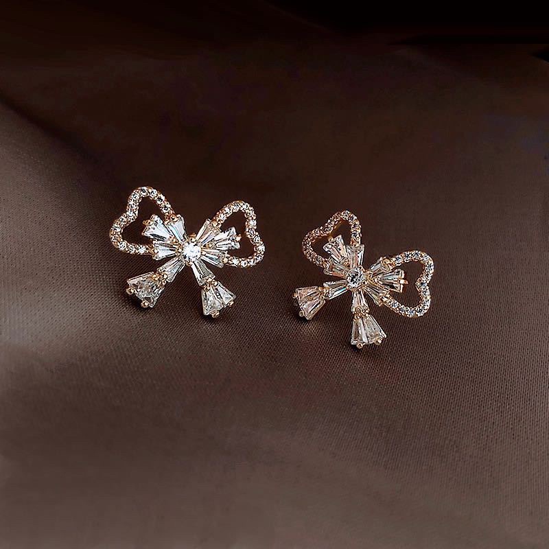 Anting E344 Air Tawar Lapis Silver Sterling 925 untuk Fashion Wanita anting