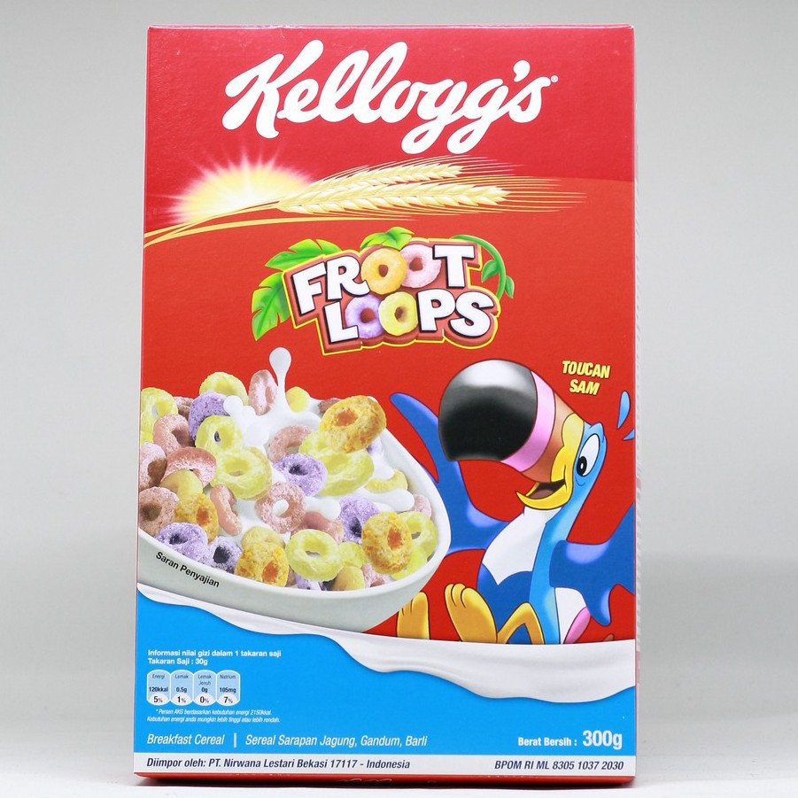 

Kellogg's Froot Loops 300 gr Box
