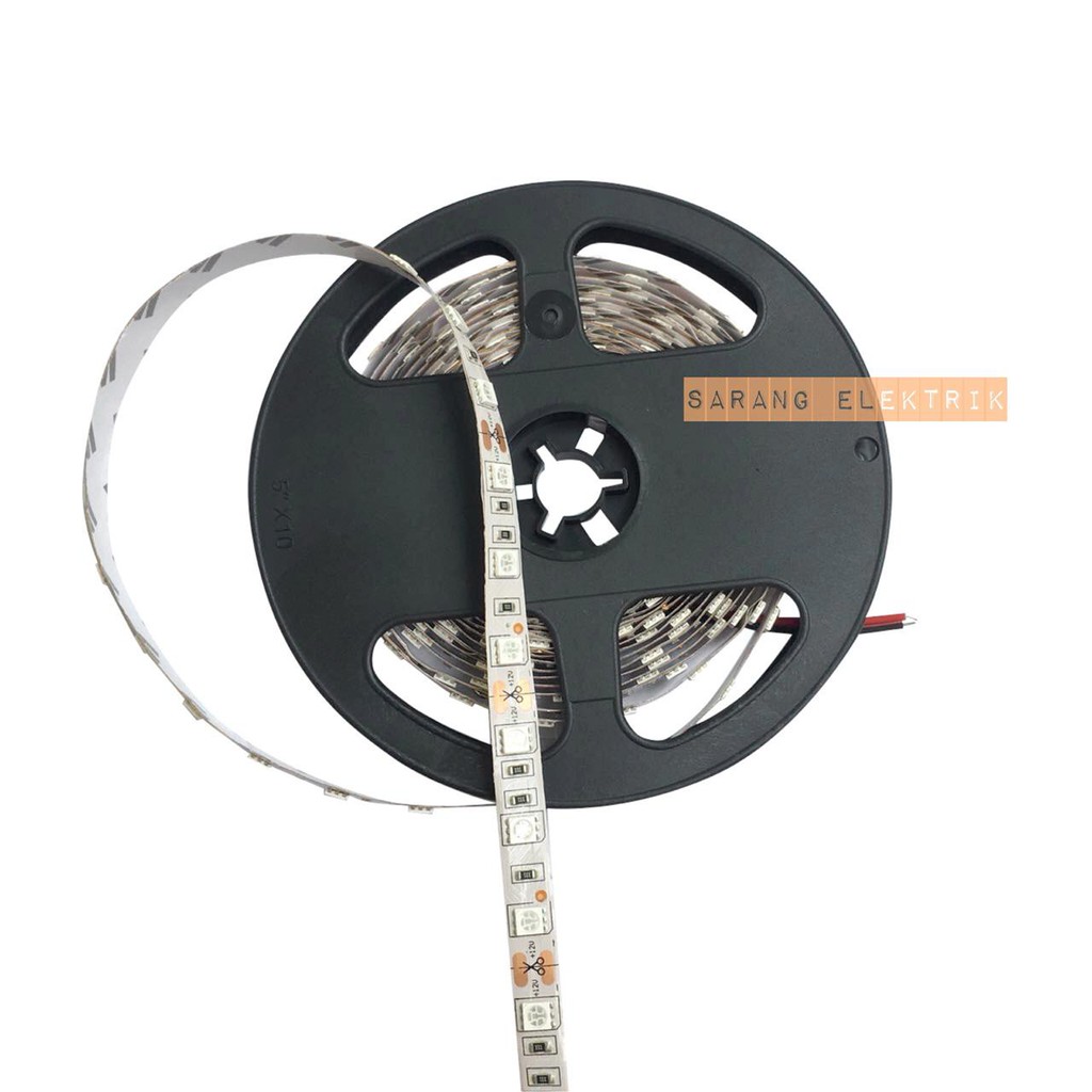 Lampu LED Strip 5050 12v IP33 Biru Tosca INDOOR Ledstrip