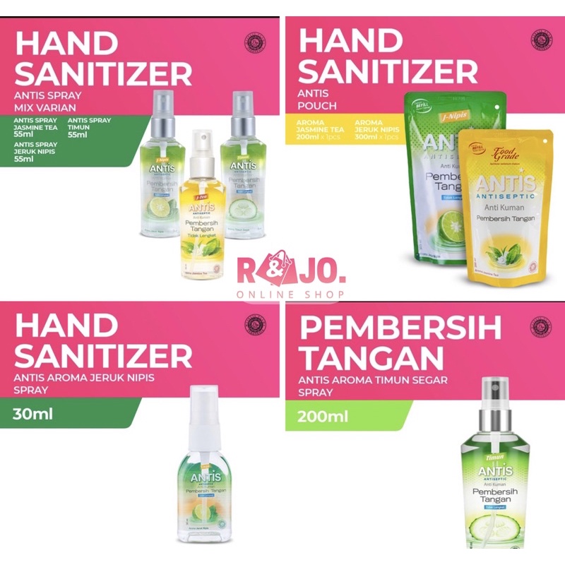 ANTIS Hand Sanitizer spray 55 ml
