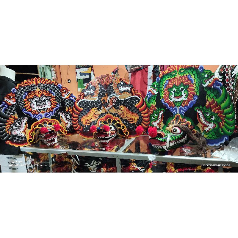 barongan smp cat brush murah / barongan / ganongan / reog / bujang ganong / pecut bopo / kaos bopo