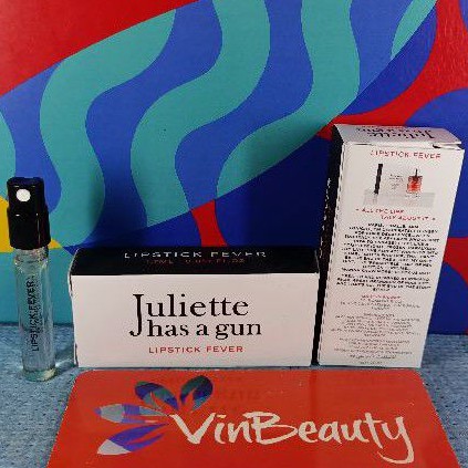 Vial Parfum OriginaL Juliette has a gun Lipstick Fever EDP 1.7 ml For Women Murah