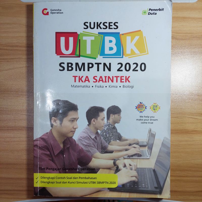 Preloved Buku Sukses UTBK SBMPTN 2020 TKA Saintek (FREE FILE UTBK)