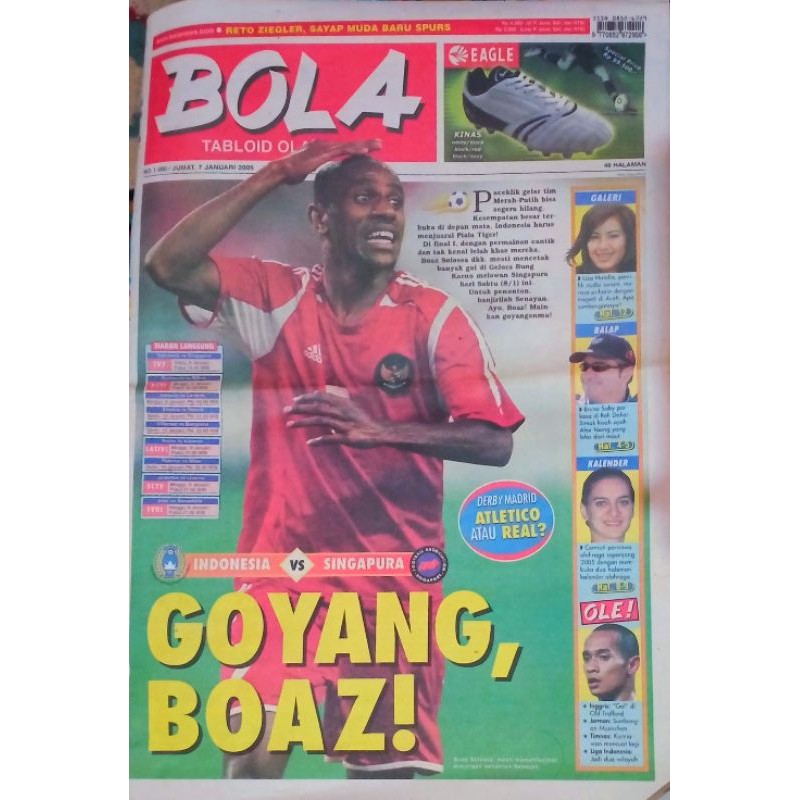 Tabloid BOLA , 7 Januari 2005