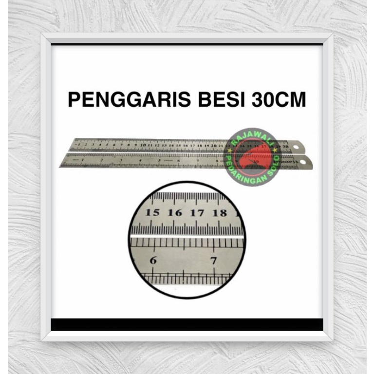 

PENGGARIS BESI 30CM