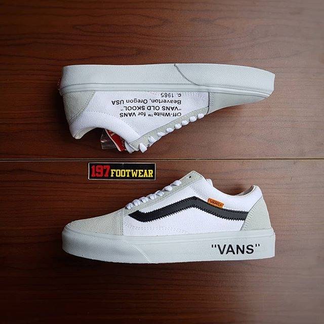 vans x off white harga