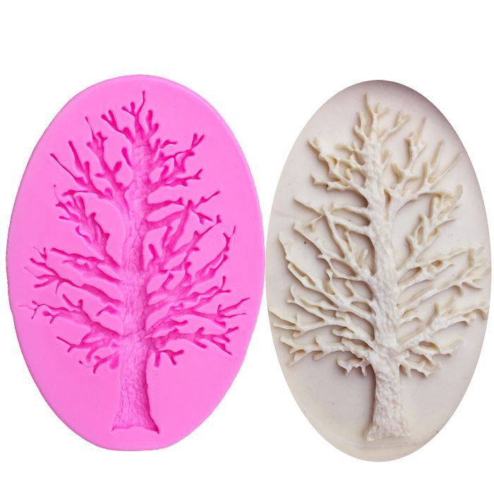 3D Silicon Mold Fondant Cake Decoration - Dry Tree