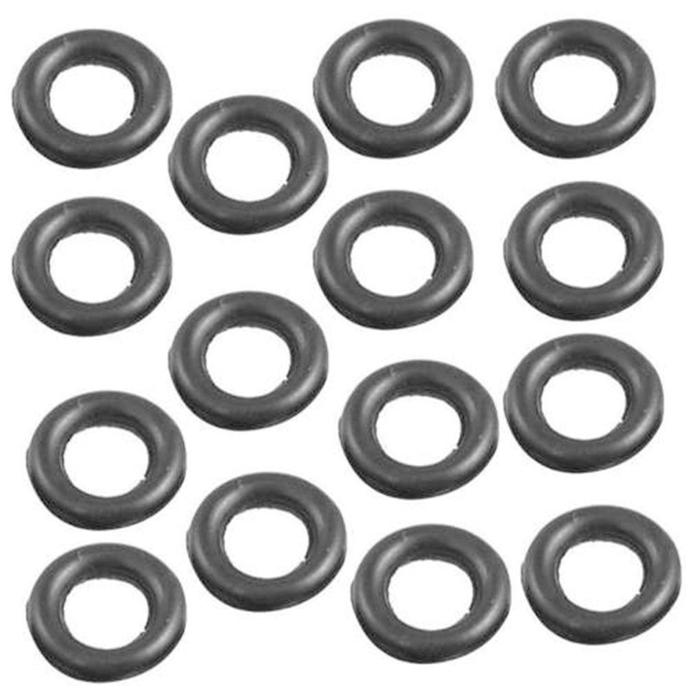 TOP 100pcs /Set O-Rings Cacing Wacky Rig Ledeng Gigitan Ikan Karet Hitam