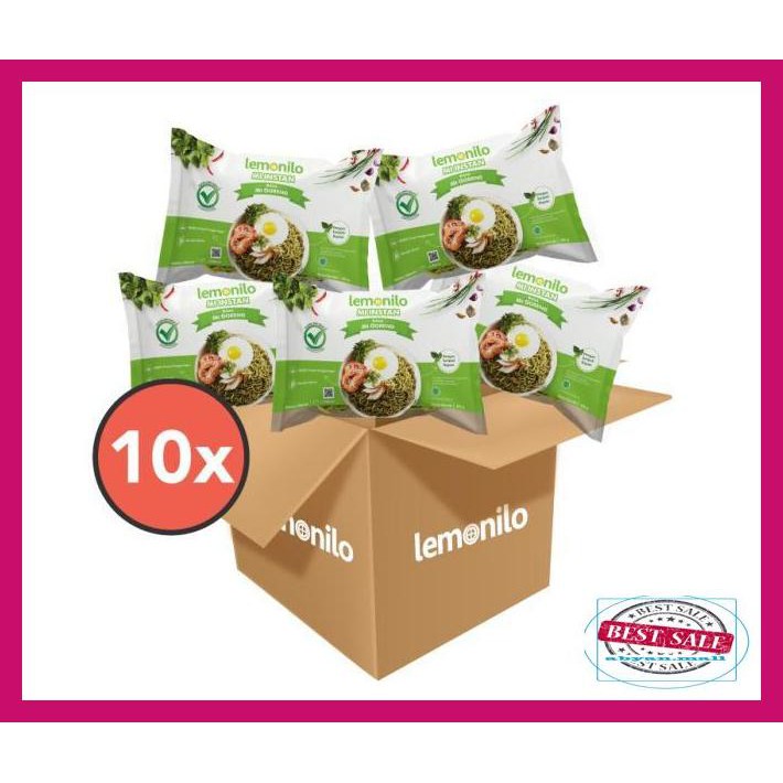 

68Ty8Yg- Paket Lemonilo Mi Instan Rasa Mi Goreng Isi 10 Pcs 7Rtyr67-
