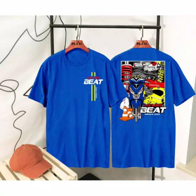 Kaos baju beat t-shirt motor Beat