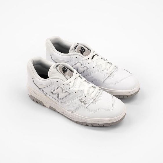 New Balance 550 Triple White Grey Men