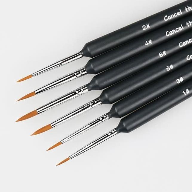 

✩ Giorgione Brush Set 6 Round - G-807 Synthetic ➷