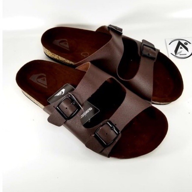 A_R|| SANDAL SLOP GUNUNG PRIA QUICKSILVER PREMIUM COKLAT