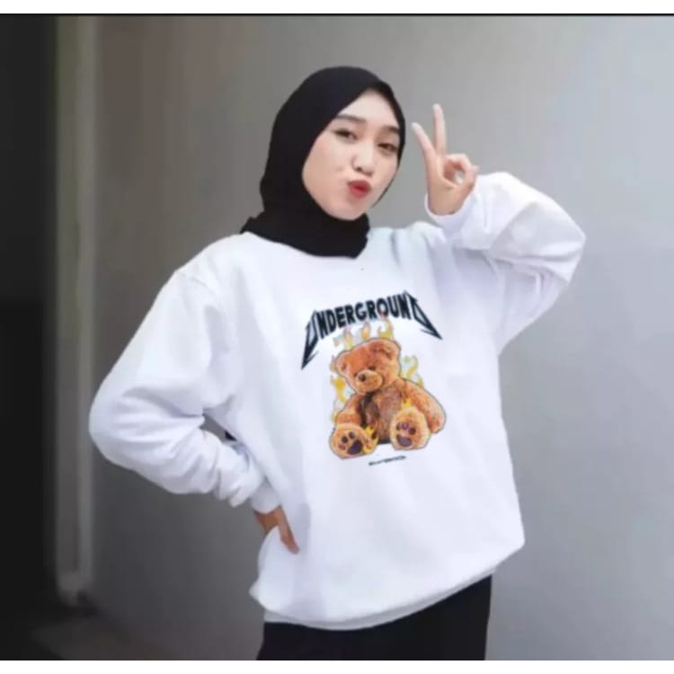 sweater boneka undergroun wanita dan pria dewasa terbaru