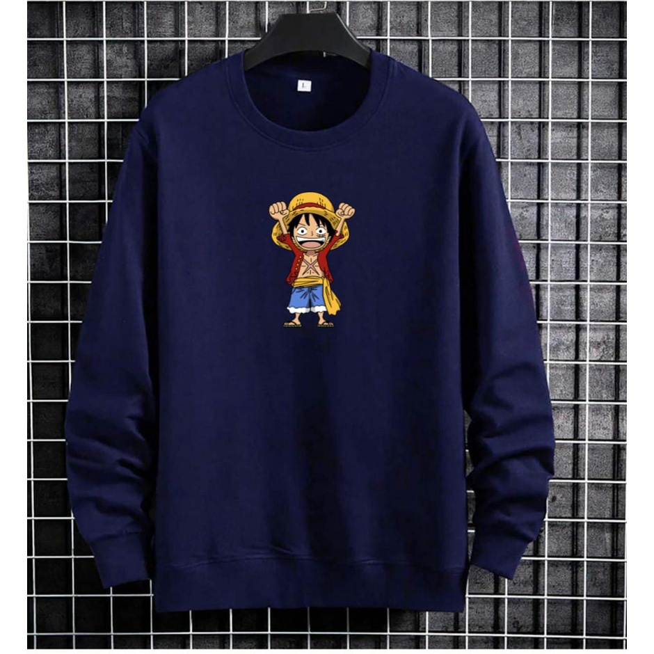 BISA COD/JHOSE/SWEATER LUFFY ANGKAT TANGAN/PRIA DAN WANITA BISA PAKAI/TERLARIS