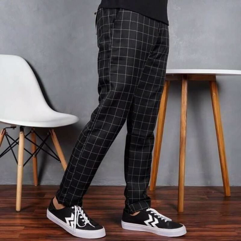 Celana Tartan Panjang Pria Premium Celana Chino Tartan Celana Kotak Kotak Celana Chino Tartan Pria Ankle Pants Motif Kotak2 Wanita Celana Pria Motif Kotak Kotak News Terbaru Bahan Semi Wool Celana Santai Celana Kekinian Celana Distro