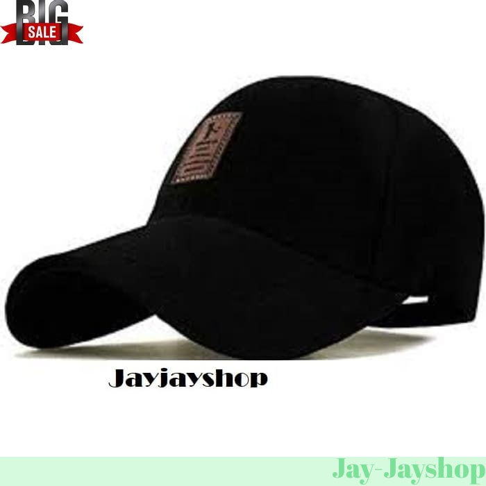 Topi Baseball Golf Outdoor Ediko sport FASHION HAT PROMO - Hitam, All Size