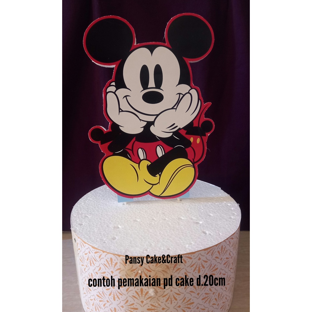 Cake topper Mickey Mouse mini ekonomis