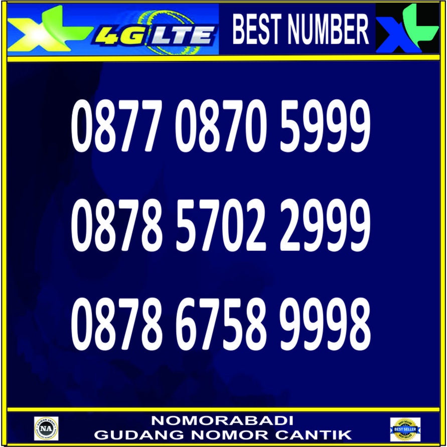 NOMOR CANTIK XL 4G MASTER 888