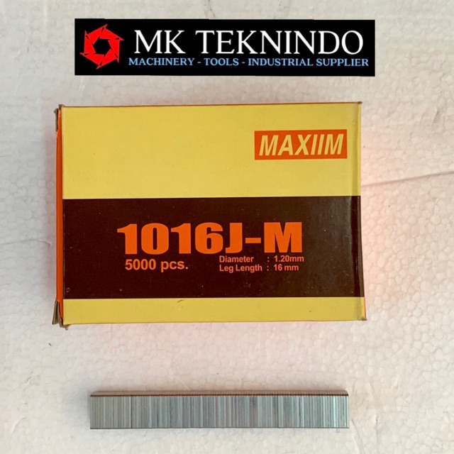 

MAXIIM REFILL AIR NAILER STAPLES STAPLER ISI MATA PAKU TEMBAK 1016J