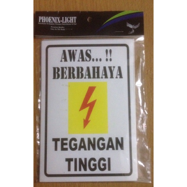 

Sticker Awas Berbahaya Tegangan Tinggi 10x15cm