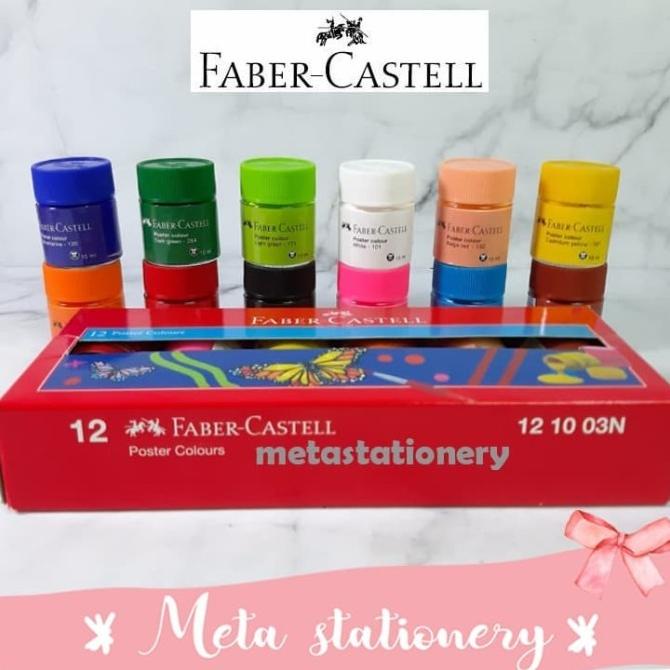 

Cat Poster Set 12 warna Faber Castell