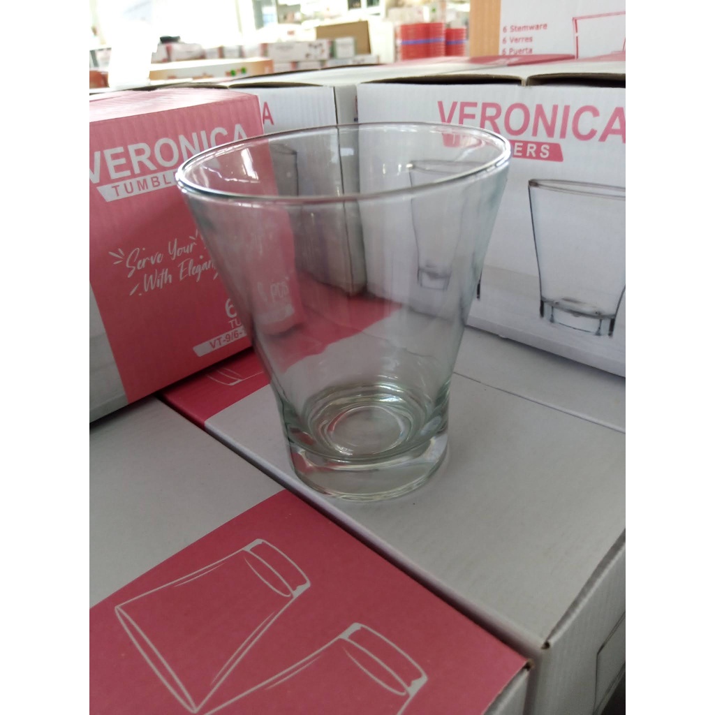 TUMBLERS VERONICA GELAS HIAS CANGKIR KOPI GELAS BELING GELAS KACA MODEL POLOS GELAS GAGANG MUG CANTI