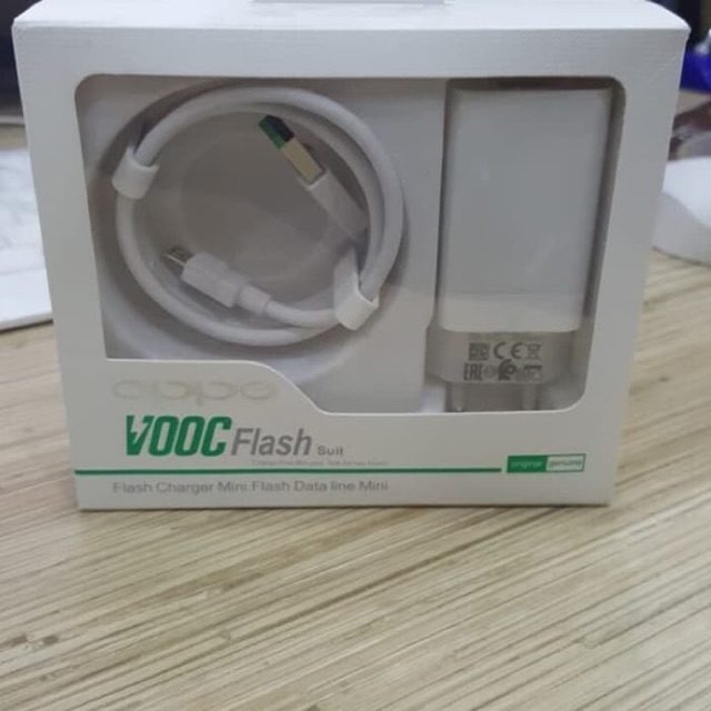 Charger/ Tc / Travel Adaptor / Charger Oppo Vooc Original 100% (Paket Kabel + Batok)