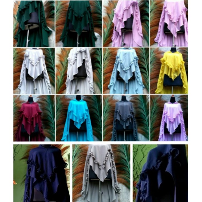 Khimar syar'i ceruty babydoll//Jilbab Syar'i
