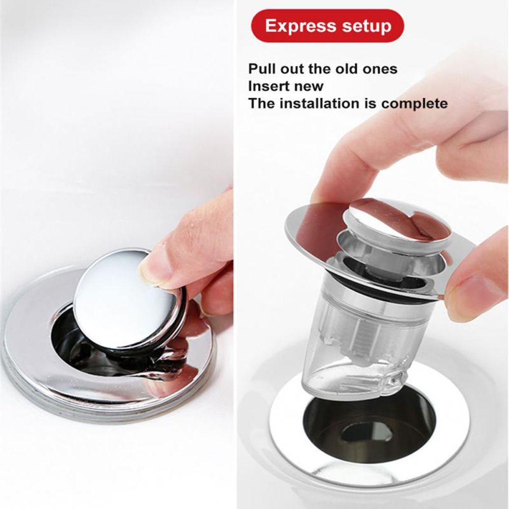 Saringan Saluran Air Wastafel Cuci Atas Dapur Pop-Up Insect Proof Anti-blocking Sink Plug Stopper