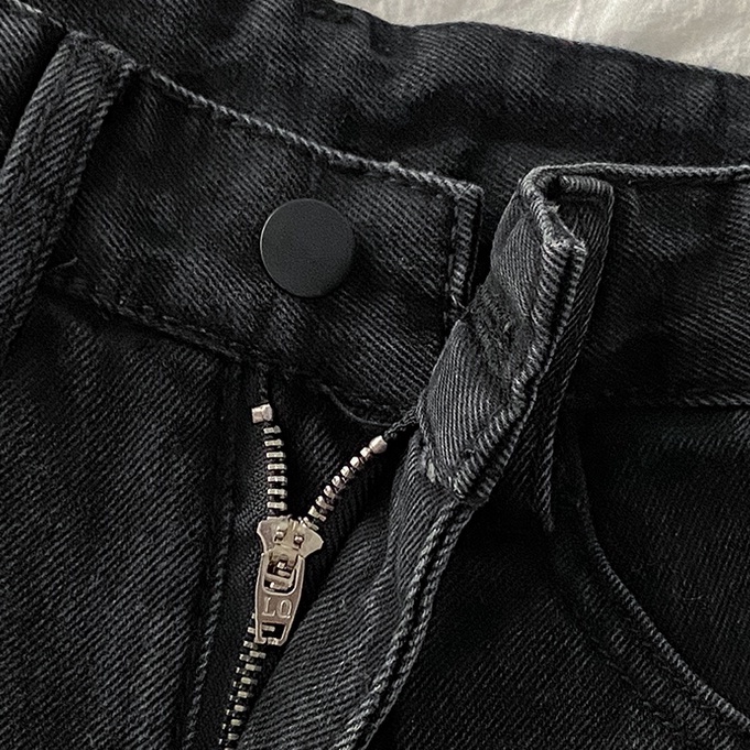 Celana Panjang Kulot Jeans /Highwaist Wanita Jeans/ Bordir Love Jeans/Kasual Jeans Wanita