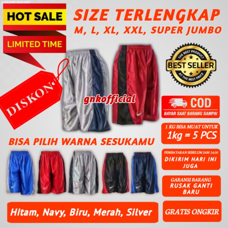 PROMO CELANA PENDEK PRIA DEWASA MURAH JUMBO SPORT Celana Kolor Pria Dewasa Paragon Celana Olahraga