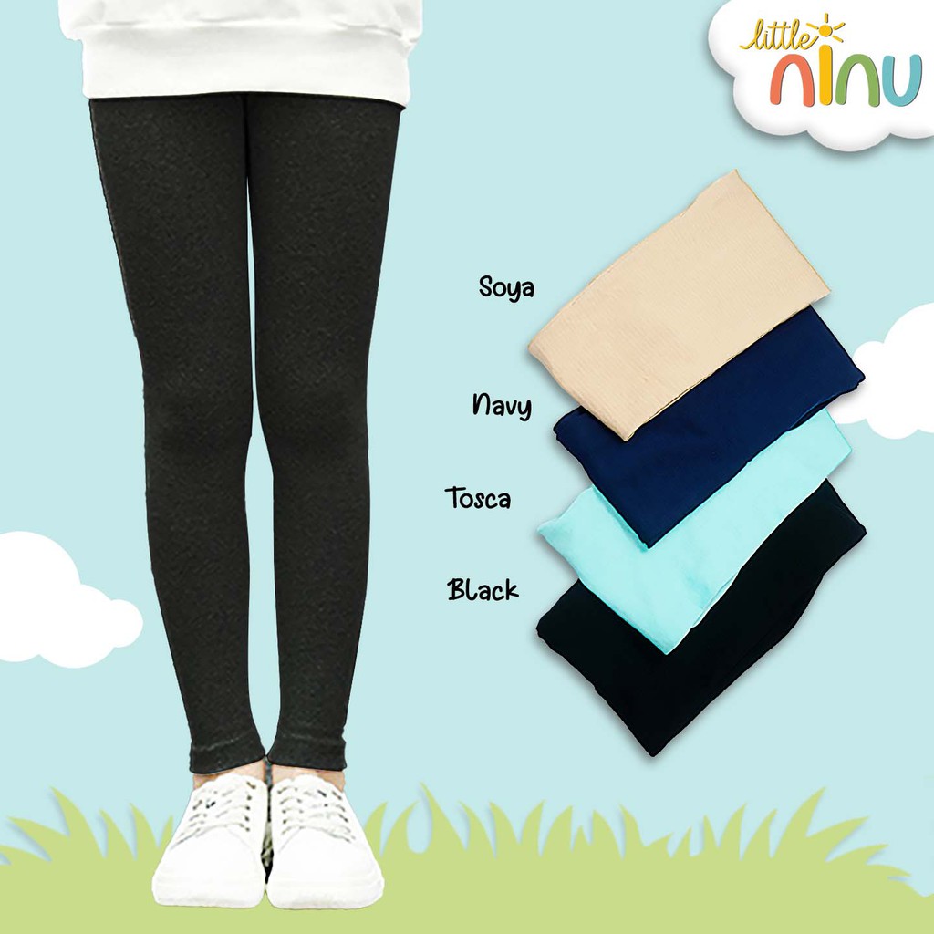 Legging Rajut Polos Anak Little Ninu