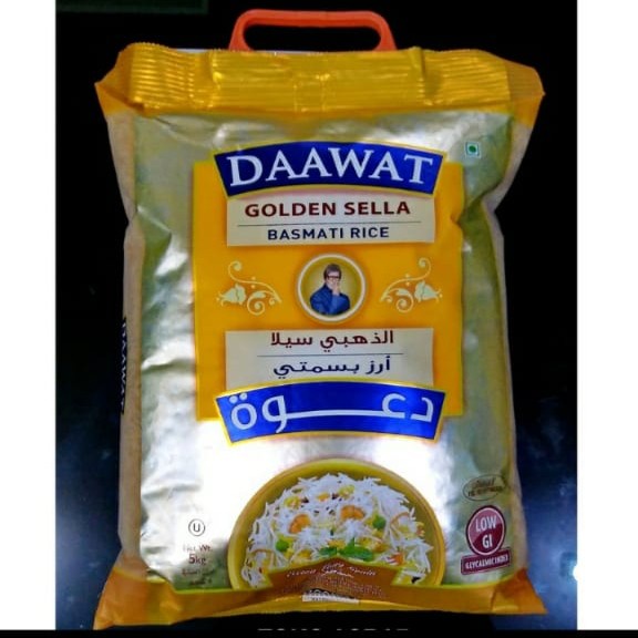 

540ffiepp Beras Basmati Daawat Golden Sella 5 Kg 244Q40112