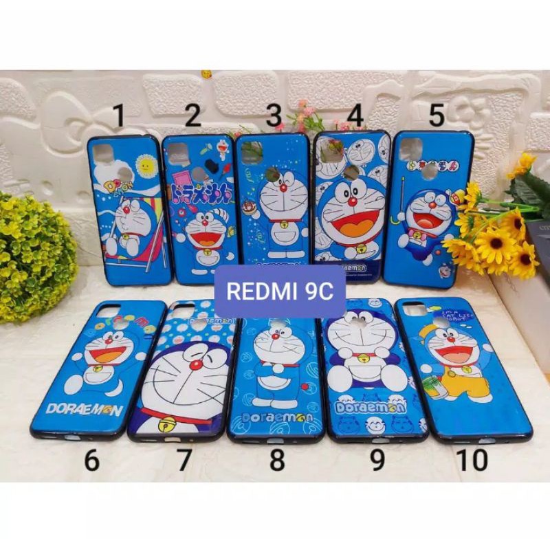 Softcase Doraemon Redmi 9C / Casing Case Silikon Fuze Full Cute