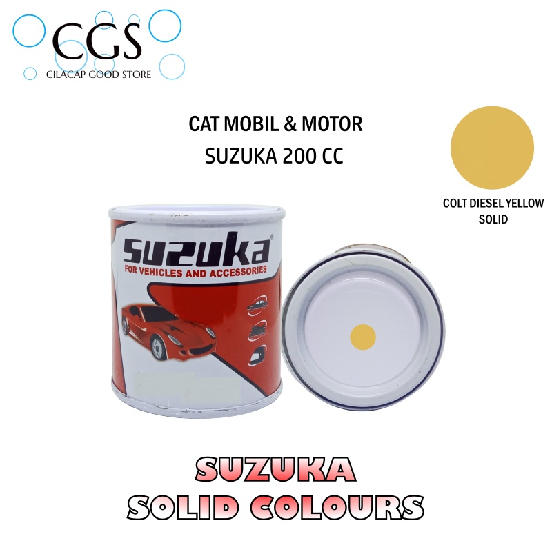 Cat Suzuka COLT DIESEL YELLOW S349 200cc - cat suzuka kuning - cat mobil kuning - cat motor kuning -