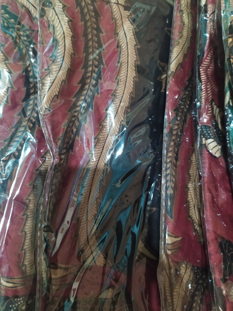 Kemeja Batik Pria Lengan Panjang Size M L Xl Xxl  Bswart Batik Hrb026