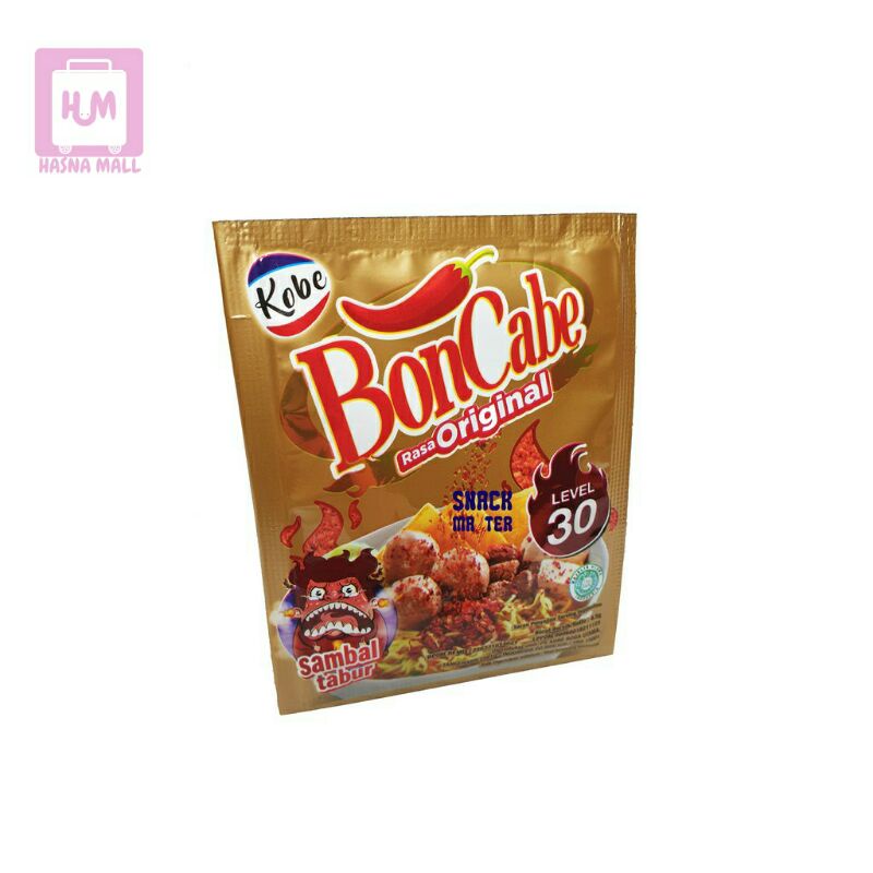 Hasna mall - Kobe BonCabe Cabai bubuk Tabur Sachet Netto 4.5gr