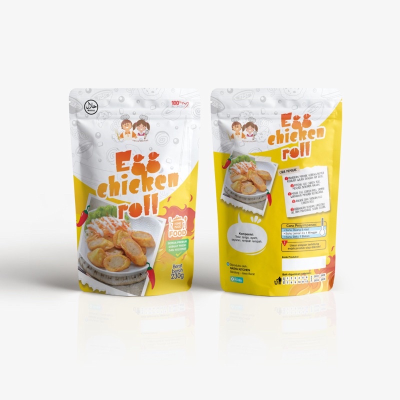 

Egg Roll Egg Chicken Roll Bento Frozen Isi 2 Roll Nasya Kitchen