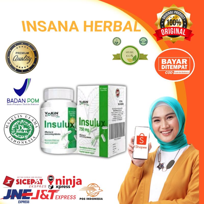 

INSULUX ASLI 100% ORIGINAL OBAT GULA DARAH KENCING MANIS, KOLESTROL