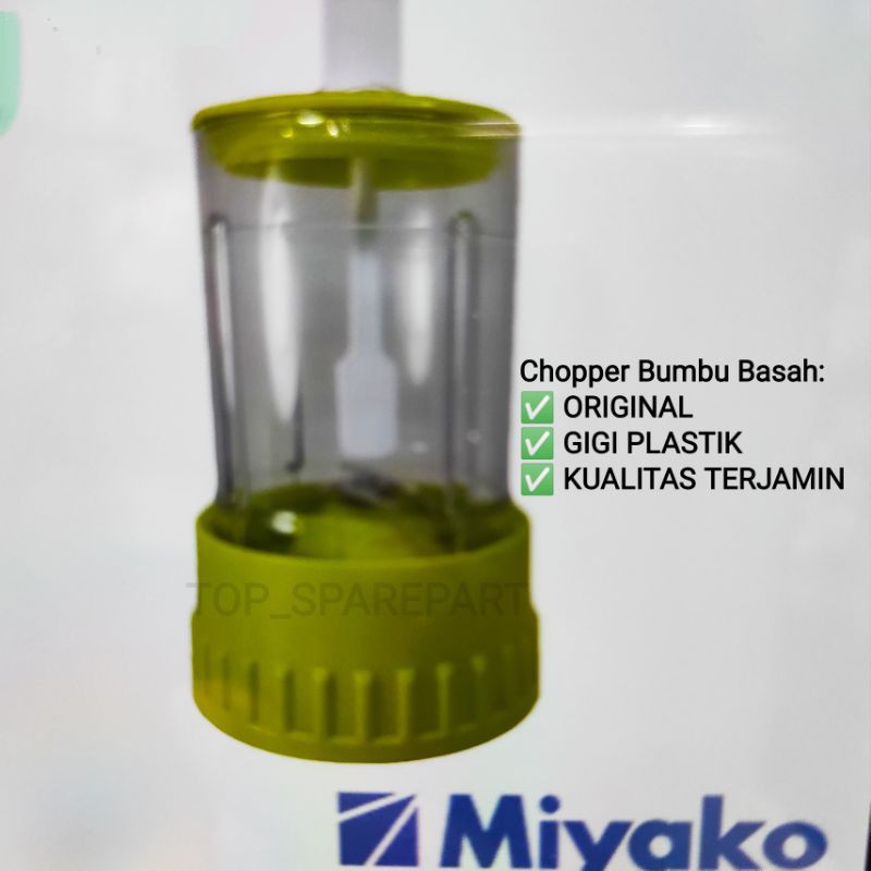 Chopper Blender Miyako Bumbu Basah ORIGINAL /Chopper Wet Mill ORIGINAL Bumbu Basah HIJAU