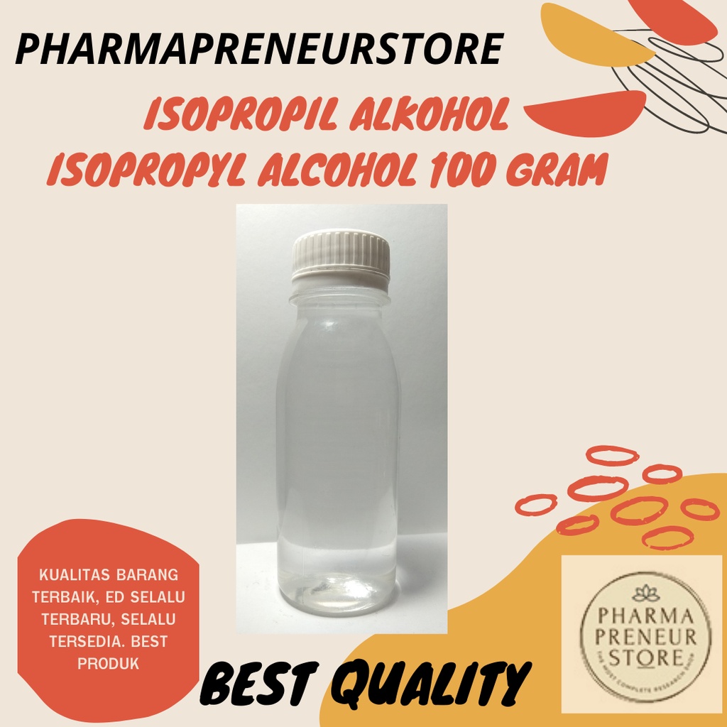 Isopropil Alkohol / Isopropyl Alcohol Best Quality 100 Gram