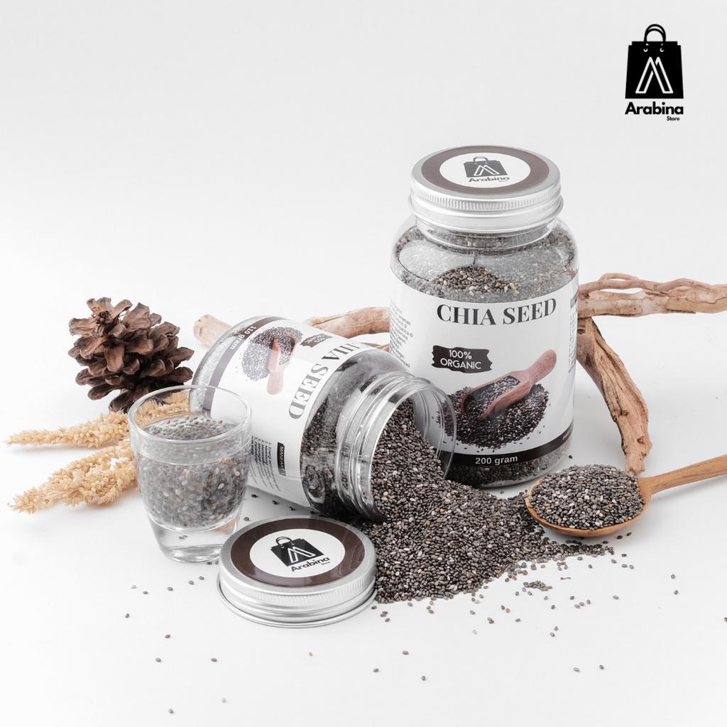 Arabina Biji Chia Seeds Organic Cia Chea Cea Seed Untuk Diet Ori