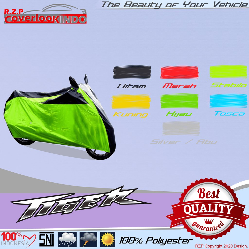 MANTEL MOTOR TIGER COVER MOTOR TIGER SELIMUT MOTOR TIGER BERKUALITAS